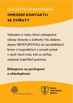 Omezení kontaktu se zvířaty