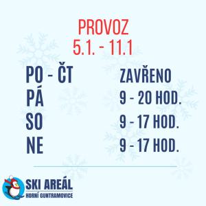Provoz Ski areálu Guntramovice