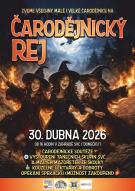 čarodějnická soutěž v zahradě