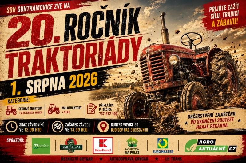 traktory na závodech